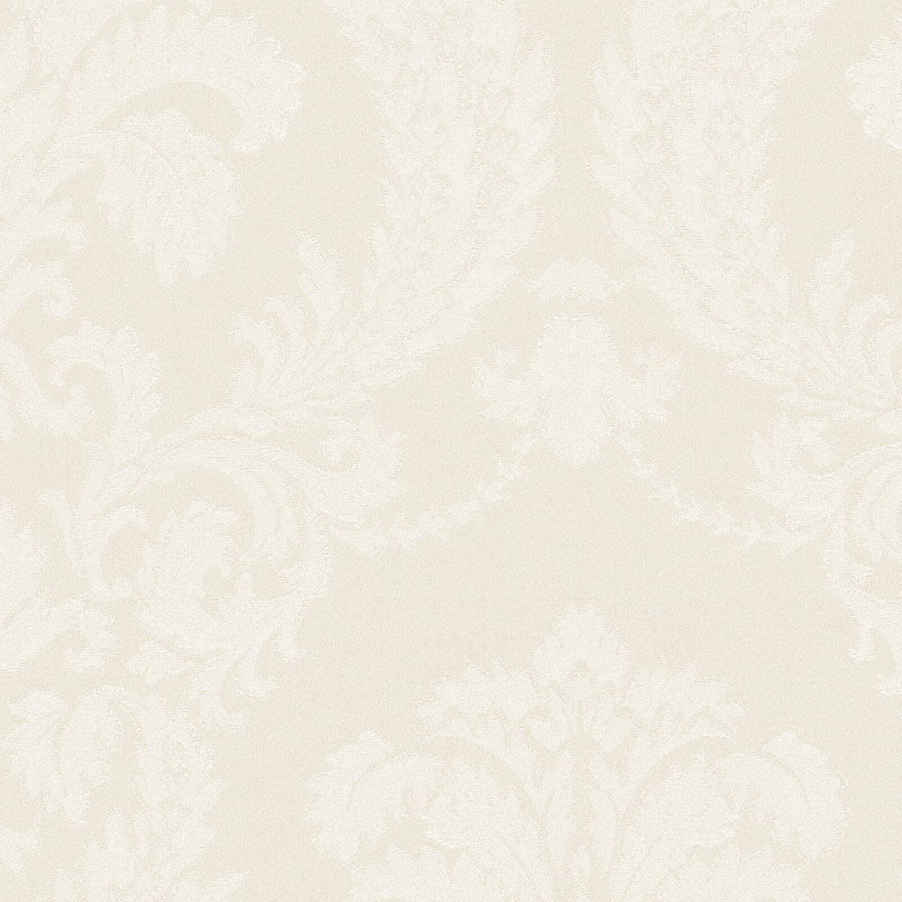 Castle-pattern non-woven wallpaper, bone white, Z40022, Tradizione Italiana 3, Zambaiti Parati
