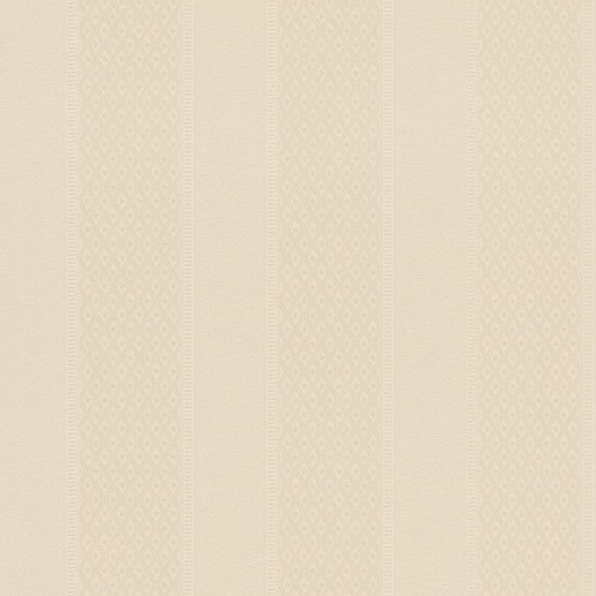 Luxury non-woven wallpaper, cream, stripes, Z40030, Tradizione Italiana 3, Zambaiti Parati