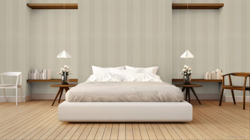 Luxury non-woven wallpaper, light gray, stripes, Z40035, Tradizione Italiana 3, Zambaiti Parati