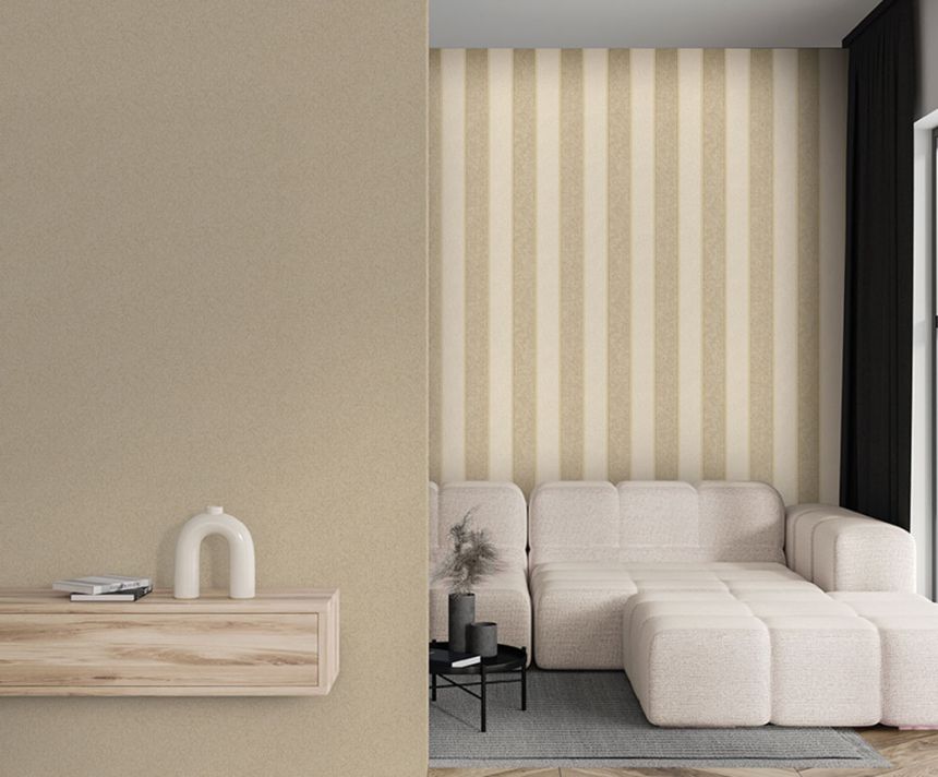 Non-woven wallpaper, beige, upholstery fabric look, Z40039, Tradizione Italiana 3, Zambaiti Parati