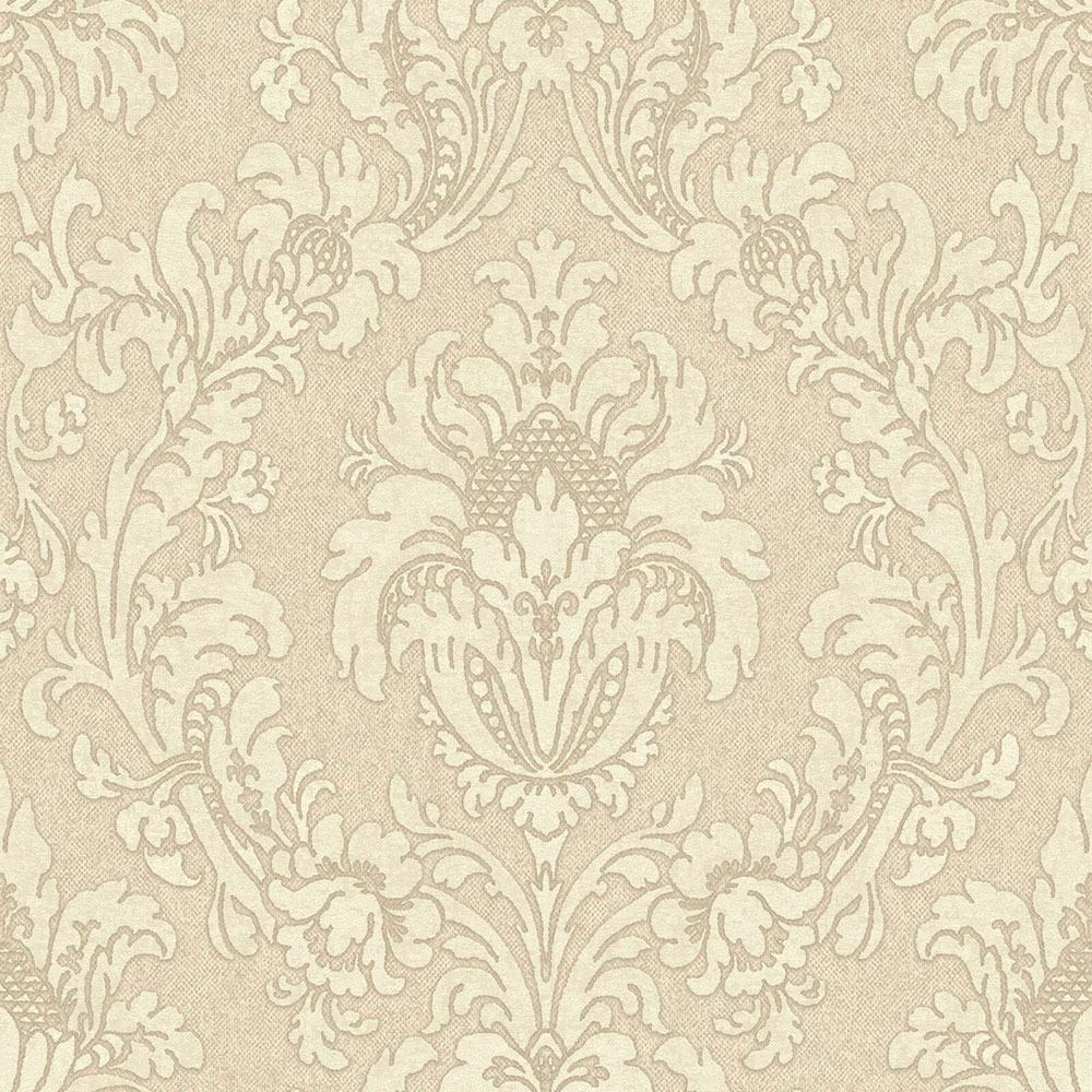 Castle-pattern non-woven wallpaper, off-white, Z40041, Tradizione Italiana 3, Zambaiti Parati