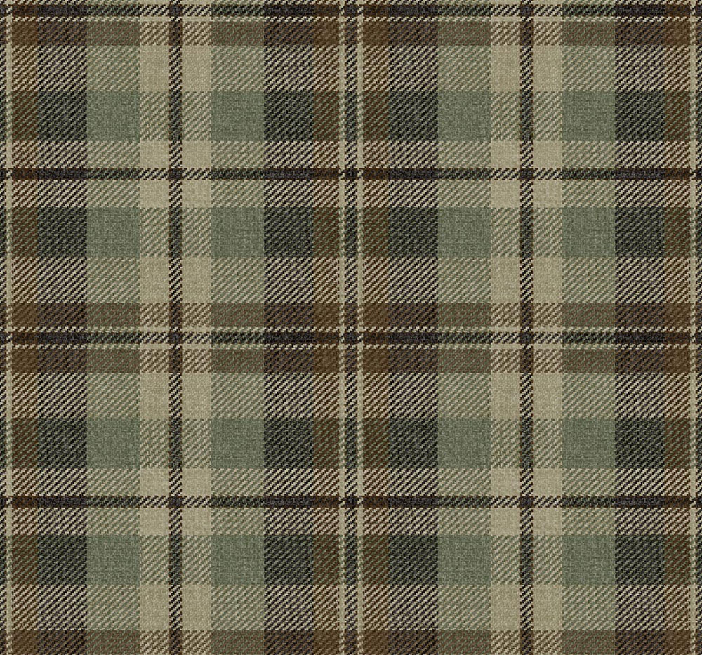 Dundee Wallpaper, Green, Beige, CA10106, Carl Robinson Edition 24: The Highlands