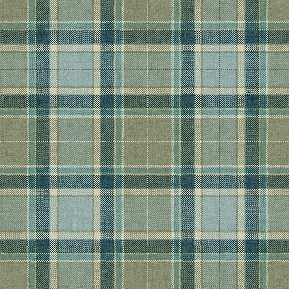 Stirling Wallpaper, Blue, Green, CA10402, Carl Robinson Edition 24: The Highlands