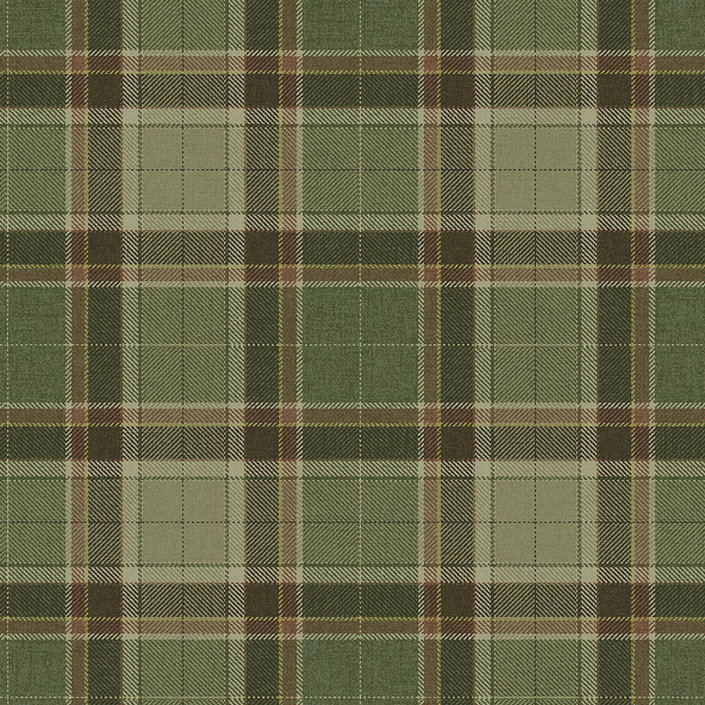 Stirling Wallpaper, Green, Brown, CA10404, Carl Robinson Edition 24: The Highlands