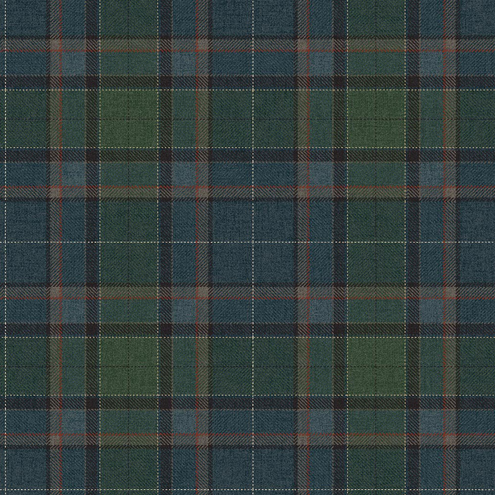 Stirling Wallpaper, Blue, Green, CA10422, Carl Robinson Edition 24: The Highlands