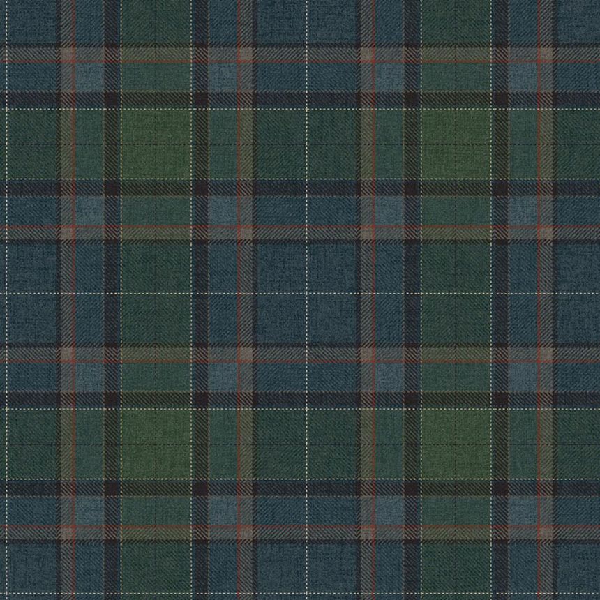 Stirling Wallpaper, Blue, Green, CA10422, Carl Robinson Edition 24: The Highlands