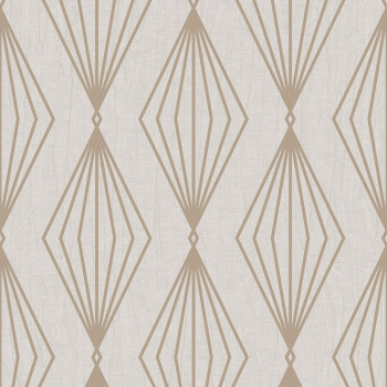 Geometric non-woven wallpaper with a vinyl surface 111309, Geometry, Vavex