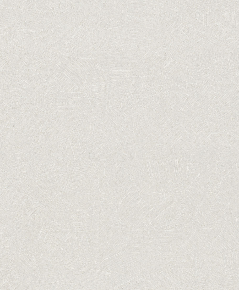 Wallpaper with a trowel-finish look, white and beige, 82568, Pia, Novamur
