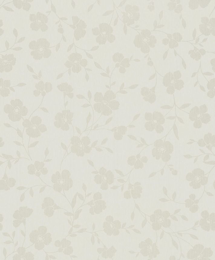 Floral wallpaper, beige, 82586, Pia, Novamur