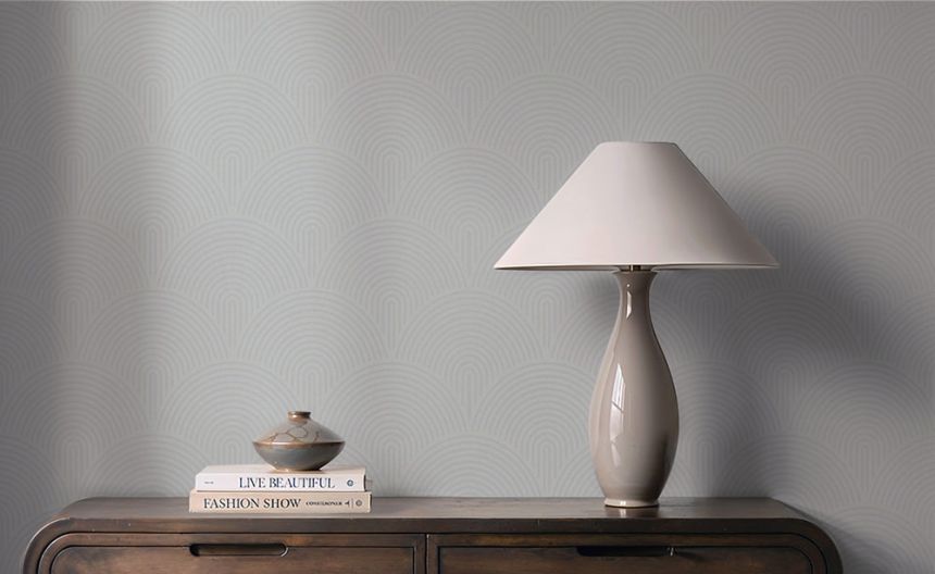 3D geometric wallpaper, gray, 82594, Pia, Novamur