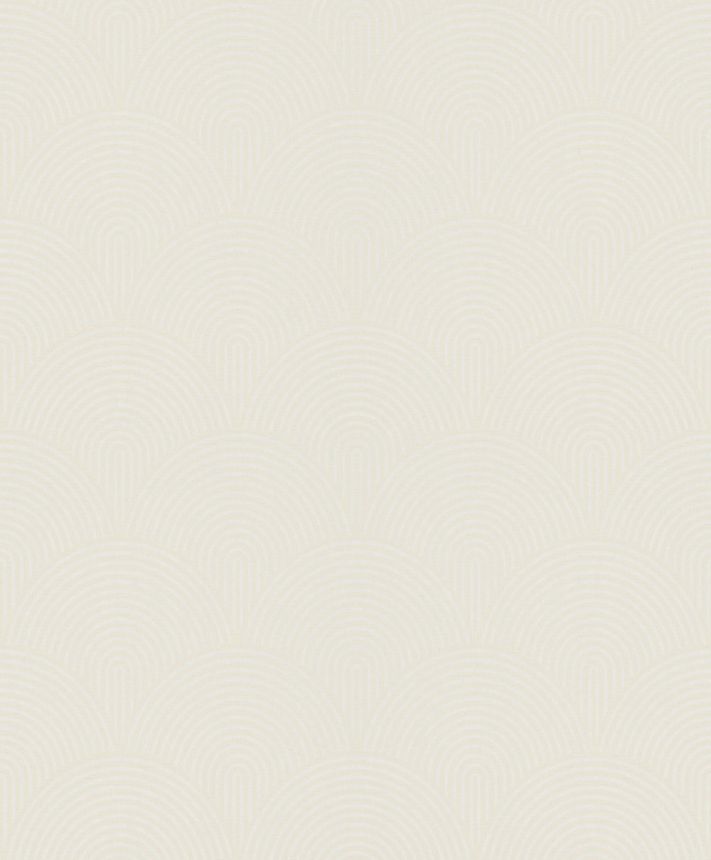3D geometric wallpaper, beige-cream, 82595, Pia, Novamur
