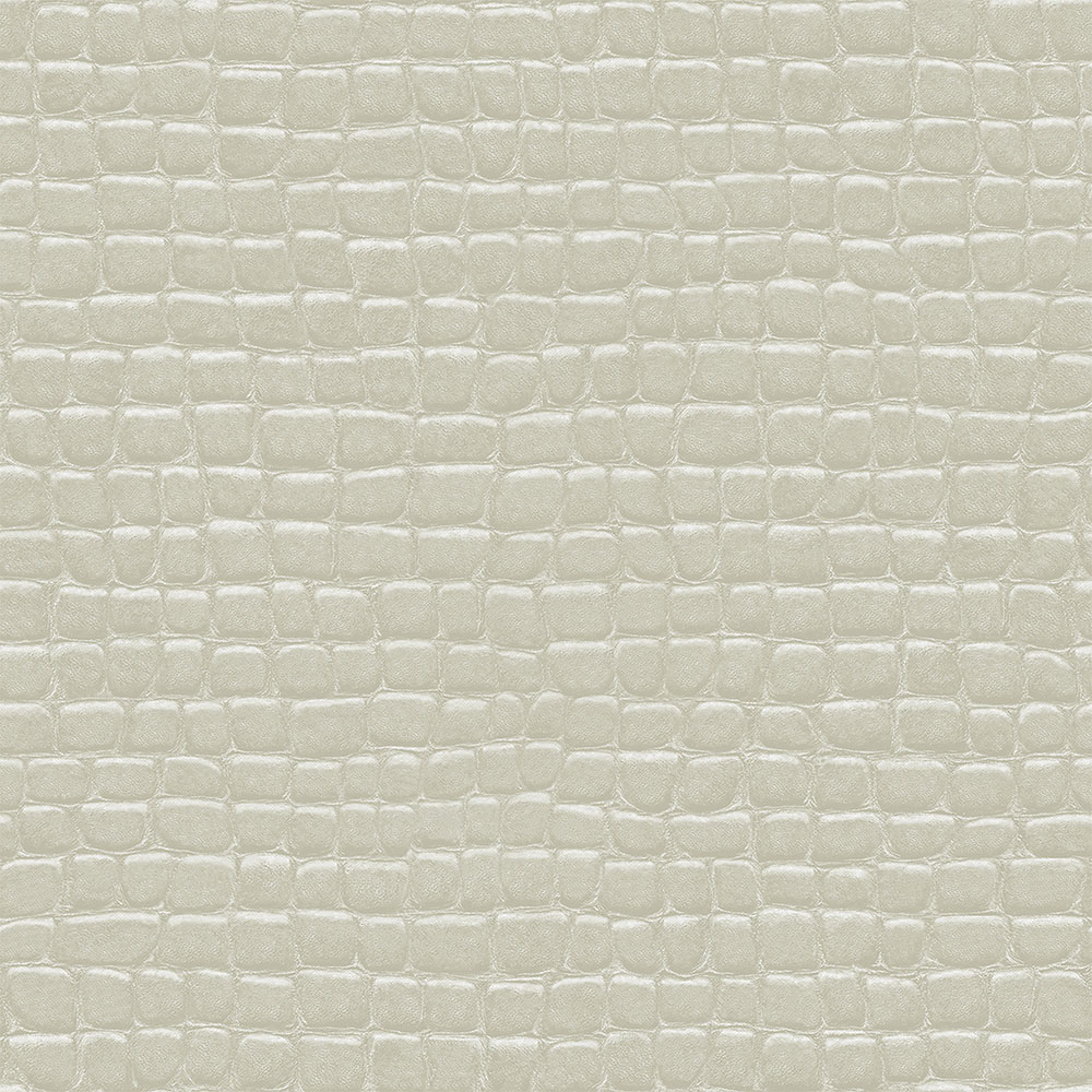 Gray-beige non-woven wallpaper, imitation crocodile skin 347777, Luxury Skins, Origin
