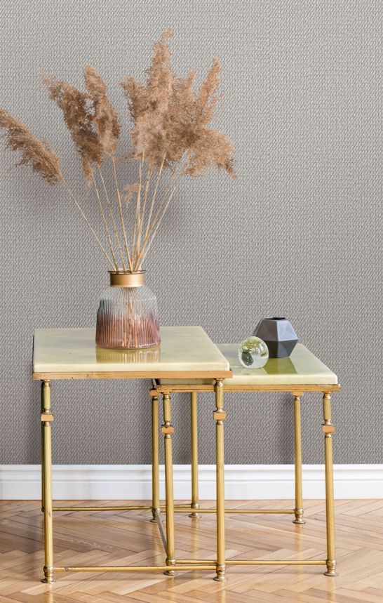 Tapeta imitující látku, šedá, imitace látky, 37026, Camargue, Marburg
