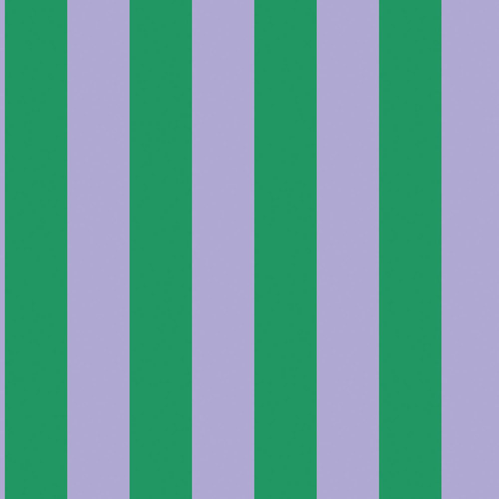 Striped Wallpaper, Green, Purple, 139908, Color Pop, Esta Home