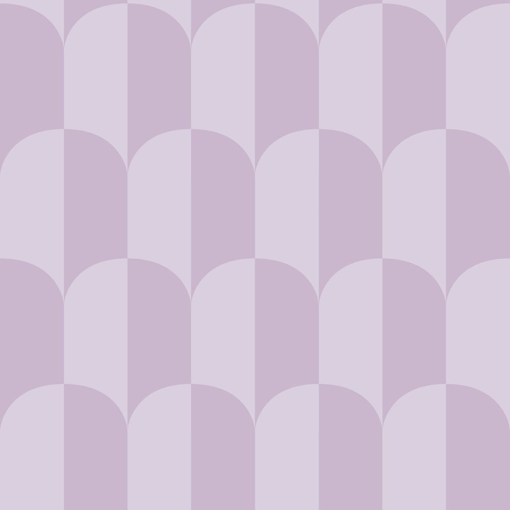 Wallpaper with an Art Deco pattern, purple, 139987, Color Pop, Esta Home