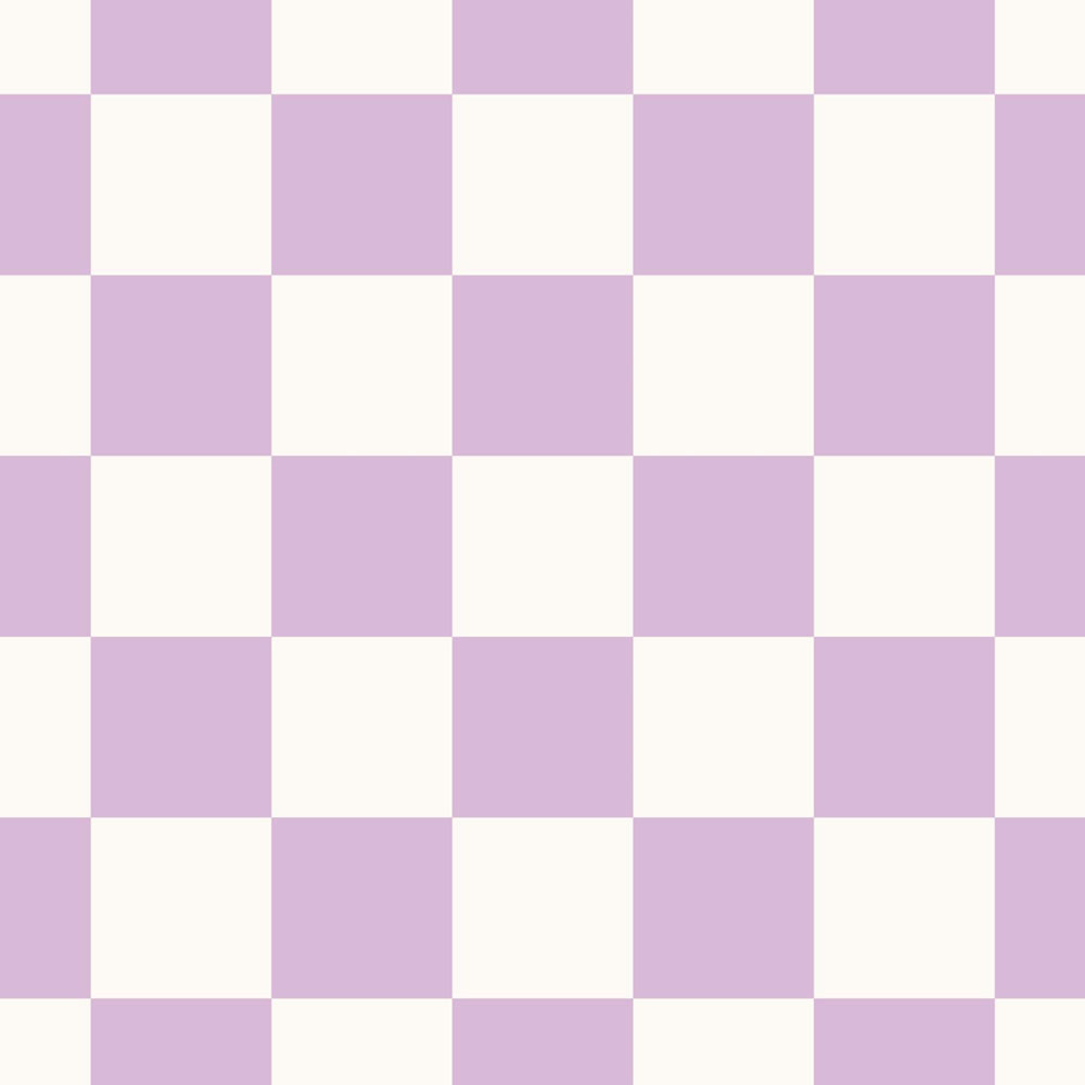 Checkered Pattern Wallpaper, Purple, White, 139997, Color Pop, Esta Home