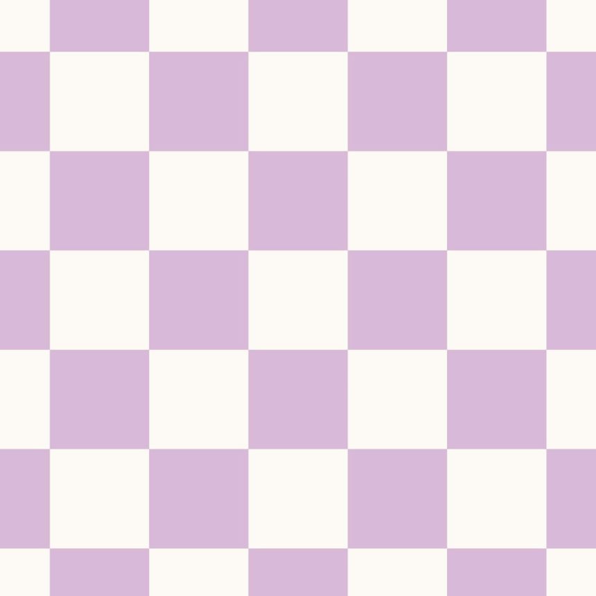 Checkered Pattern Wallpaper, Purple, White, 139997, Color Pop, Esta Home