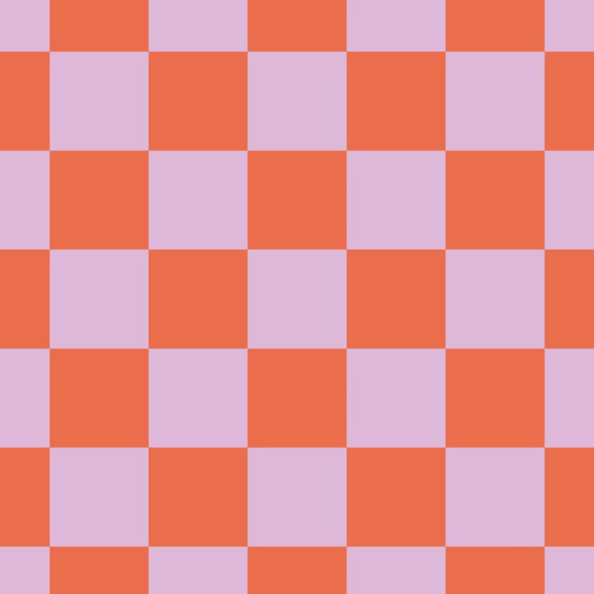 Checkered Pattern Wallpaper, Red, Pink, 130914, Color Pop, Esta Home