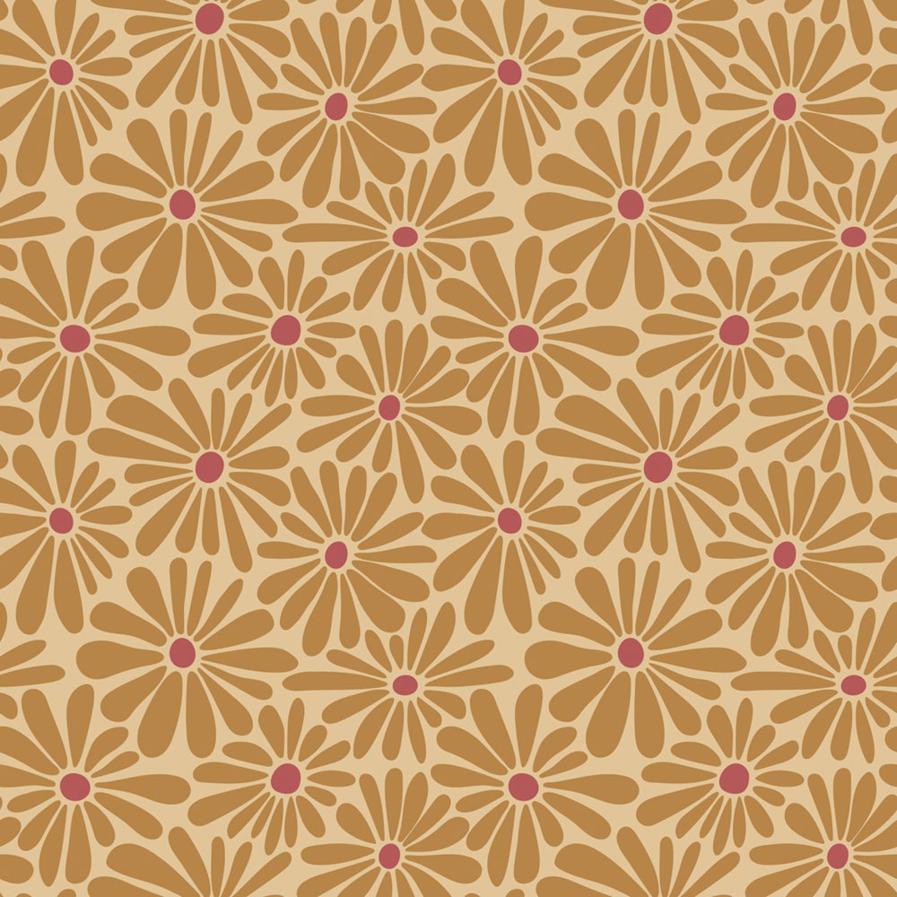 Floral wallpaper, brown, burgundy, 131152, Color Pop, Esta Home