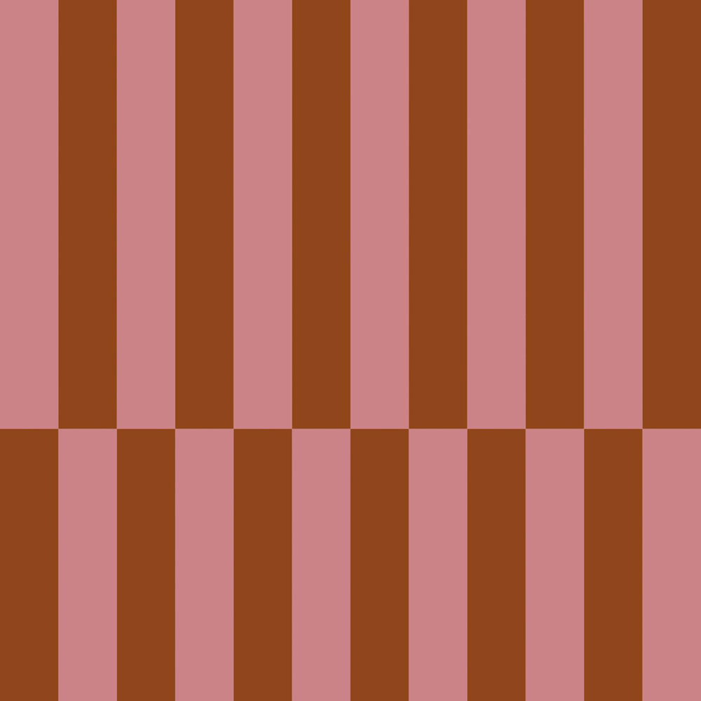 Striped wallpaper, red-brown, pink, 131427, Color Pop, Esta Home