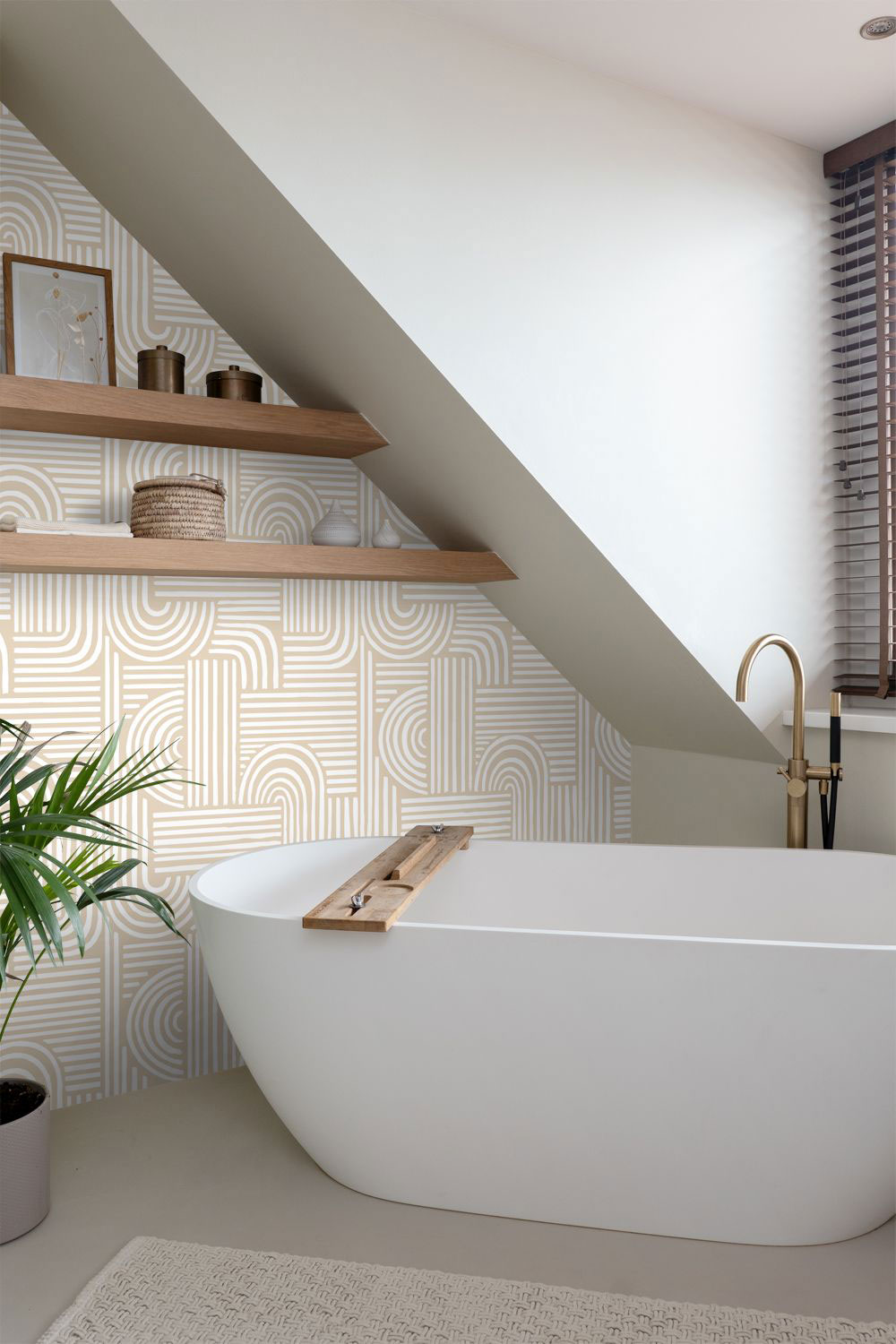 Beige Color Backrounds Geometric wallpaper, white, beige, 139935, Color Pop, Esta Home | Over ...
