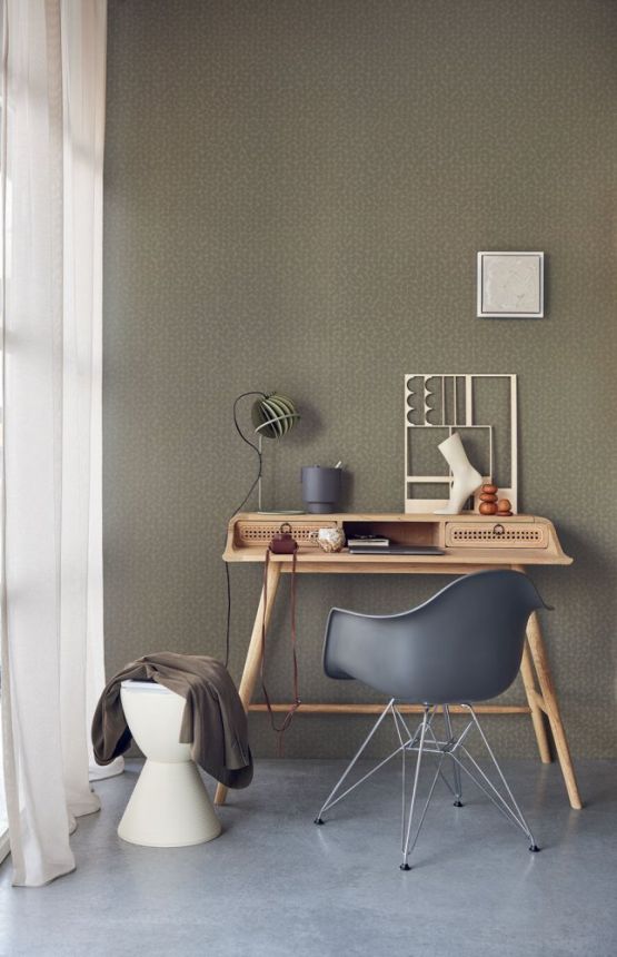 Green non-woven wallpaper 312443, Artifact, Eijffinger