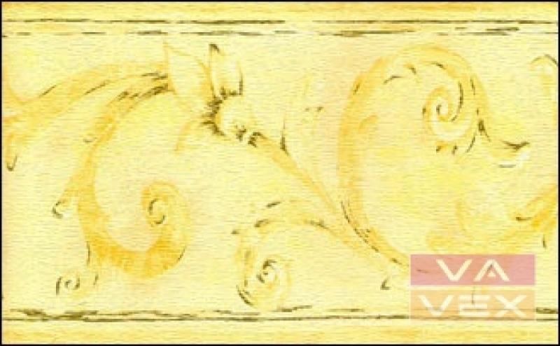 Yellow paper wallpaper border 1921807