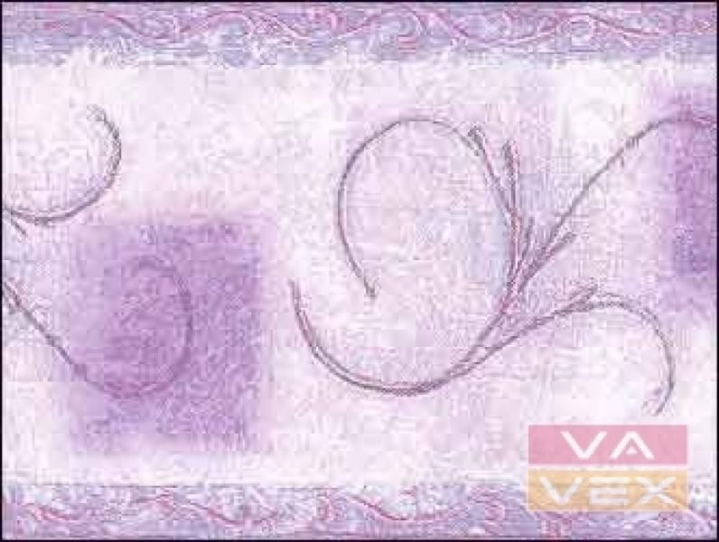Purple wallpaper paper border 6325