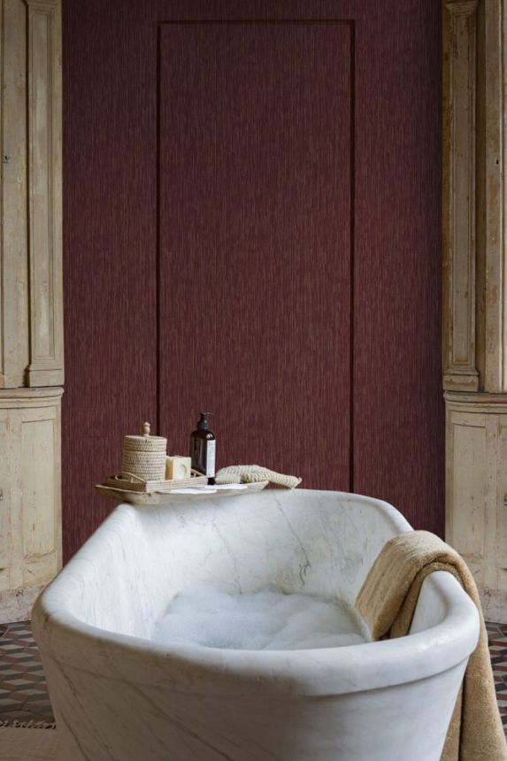 Burgundy - golden non-woven wallpaper EE1006, Elementum, Grandeco