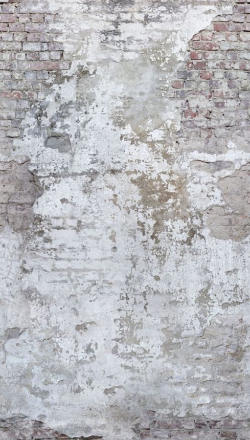 Beige wallpaper, Bricks, brick wall, A42301, One roll, one motif 2, Grandeco