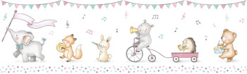 Children's self-adhesive border with animals 472-2, Pippo, ICH Wallcoverings