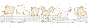 Children's self-adhesive border with animals 471-1, Pippo, ICH Wallcoverings