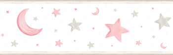 Children's self-adhesive border Stars, moon 470-2, Pippo, ICH Wallcoverings