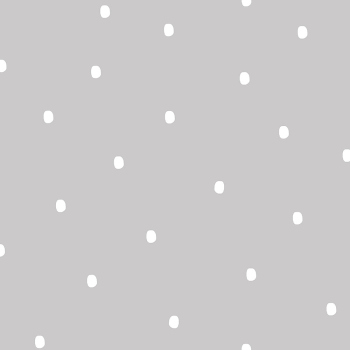 Paper wallpaper grey with white dots 3360-2, Oh lala, ICH Wallcoverings
