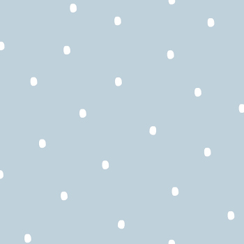Blue paper wallpaper with white dots 3360-1, Oh lala, ICH Wallcoverings