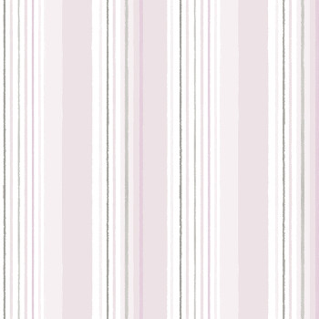 Paper striped wallpaper 3358-2, Oh lala, ICH Wallcoverings