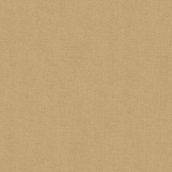 Non-woven wallpaper - ocher fabric imitation - M55102 - Structures, Ugépa