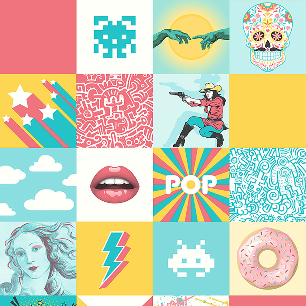 Non-woven collage wallpaper for teenagers M53210, My Kingdom, Ugépa