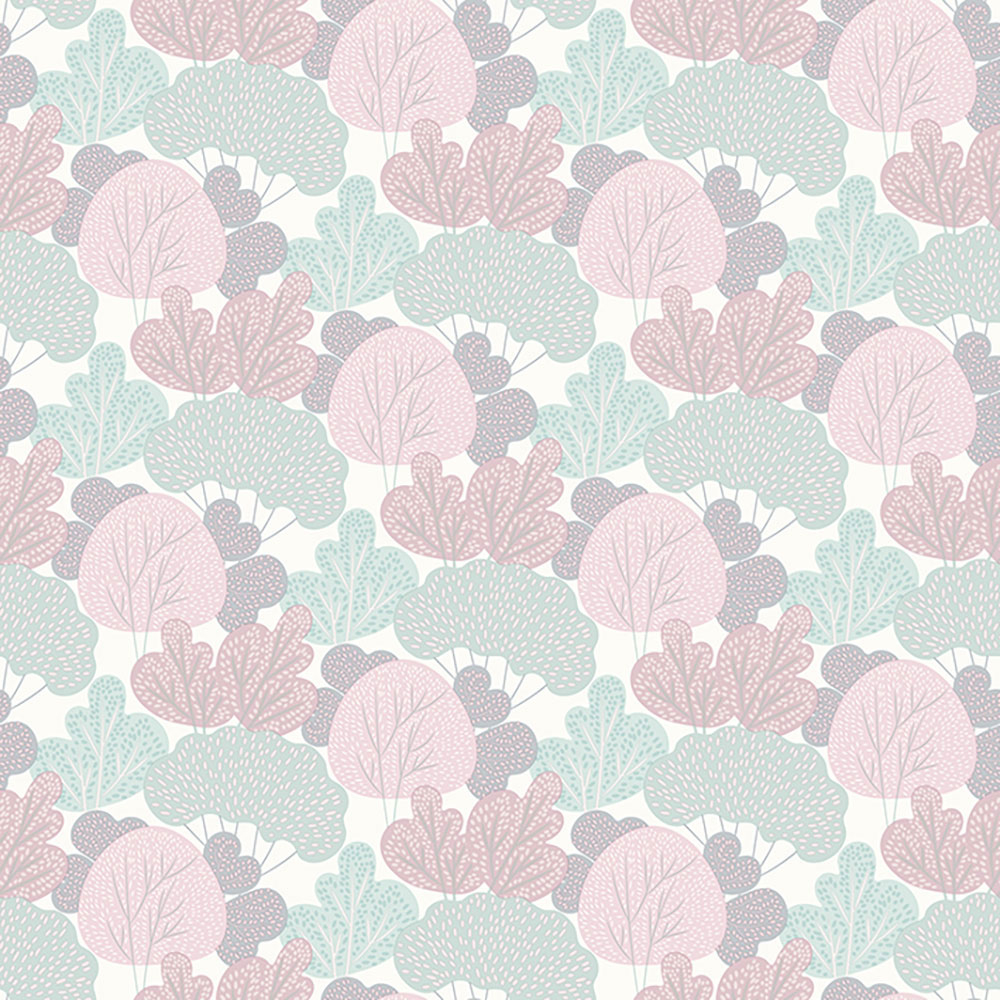 Non-woven children's wallpaper with plants, trees A96803, My Kingdom, Ugépa