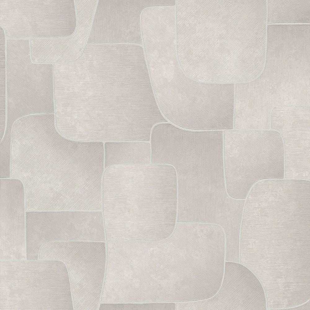 Geometric pattern wallpaper beige MU3104 Muse, Grandeco