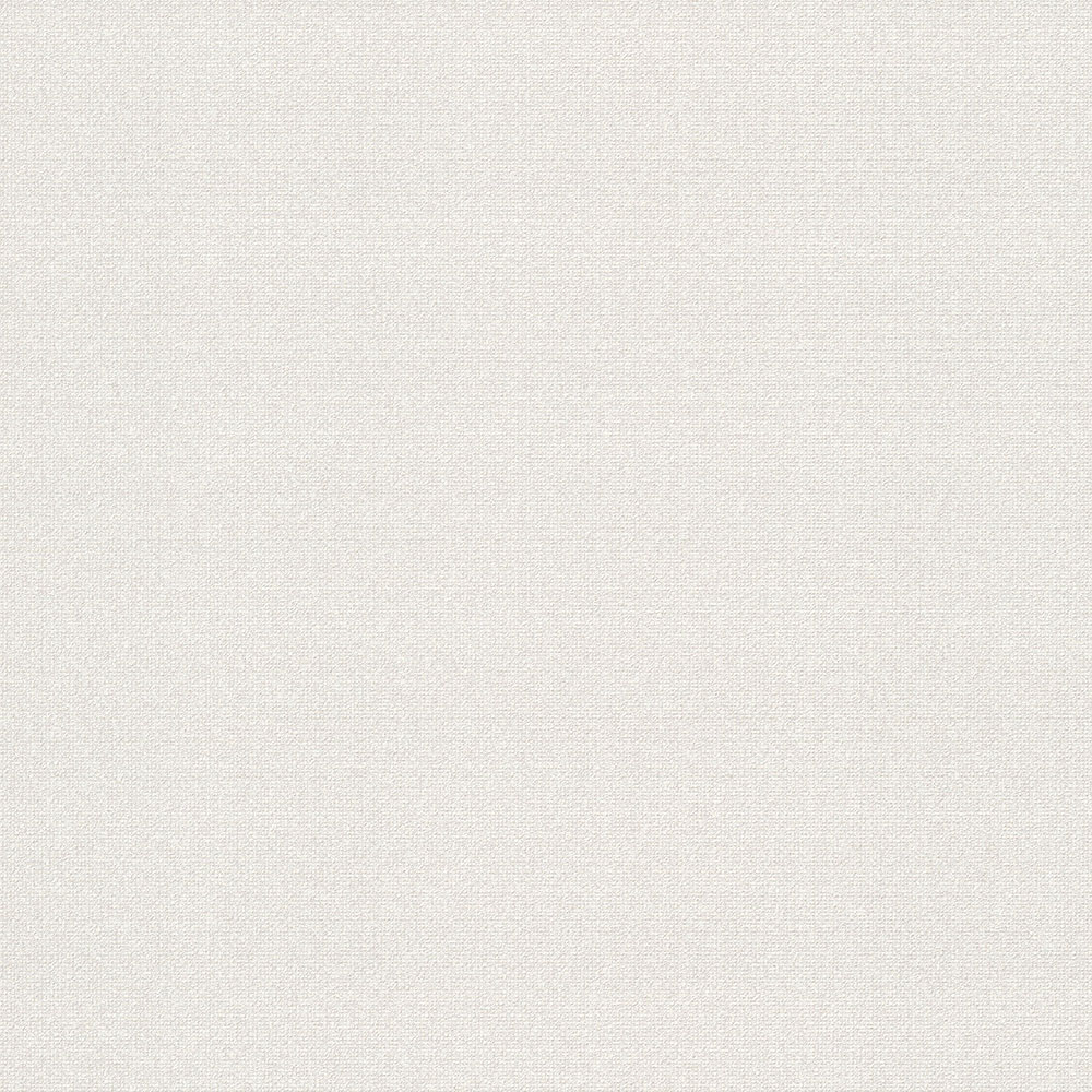 Non-woven white wallpaper with textile texture MU1201 Muse, Grandeco