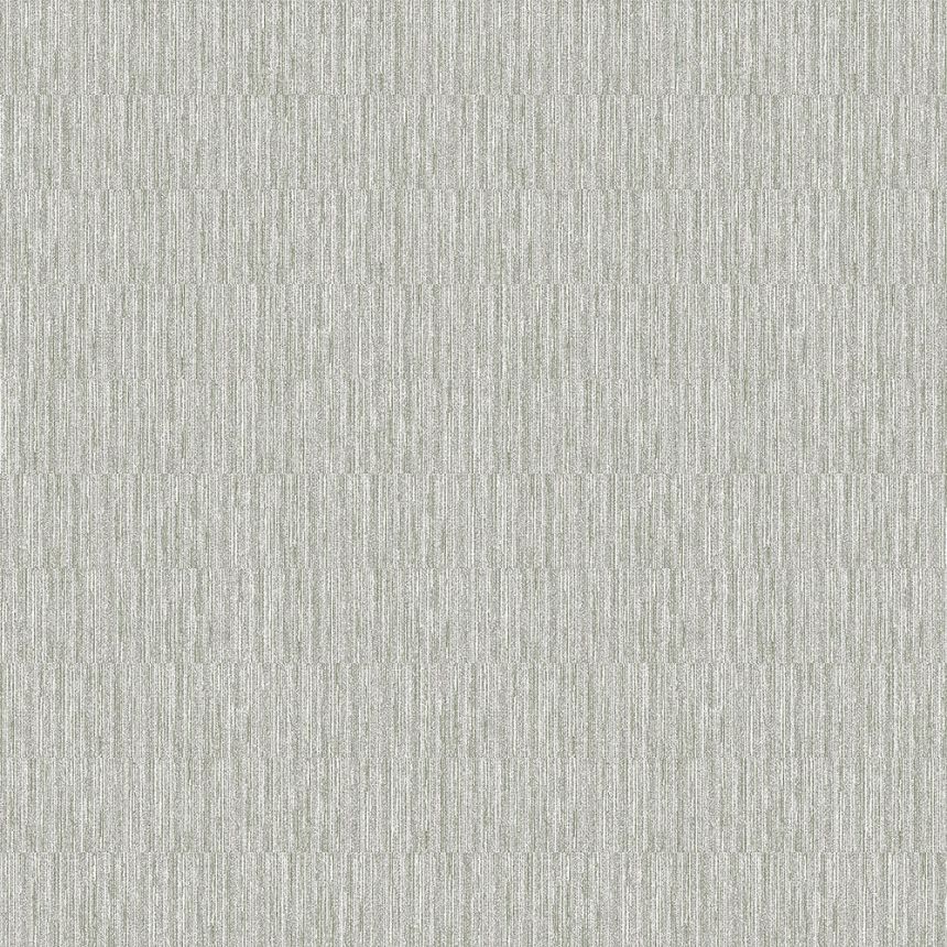 Gray-green non-woven wallpaper - bamboo imitation 6509-3, Batabasta, ICH Wallcoverings