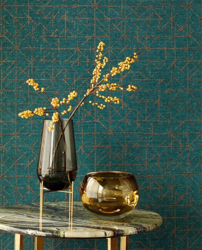 Luxury non-woven wallpaper 394536, Graphic, Topaz, Eijffinger