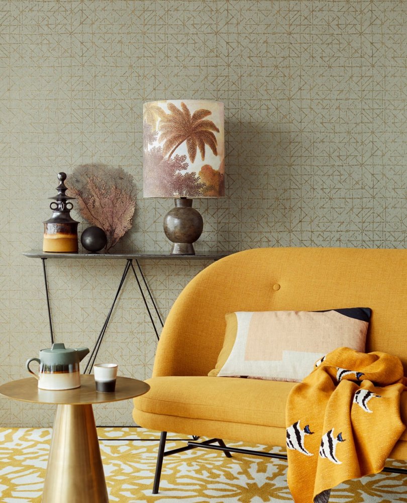 Luxury non-woven wallpaper 394530, Graphic, Topaz, Eijffinger