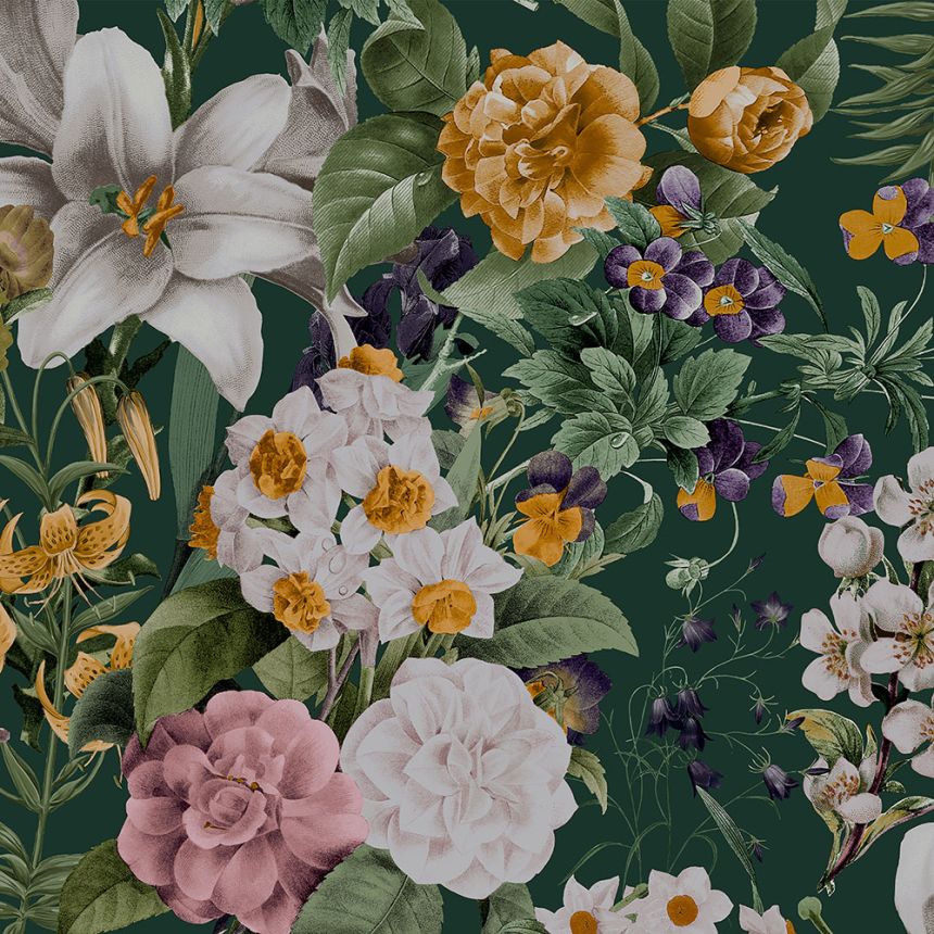 Floral non-woven wallpaper 113963, Genesis, Graham & Brown