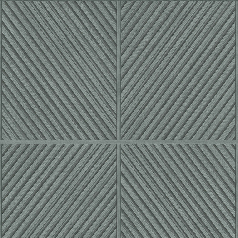 Green-beige non-woven 3d wood effect wallpaper 221132, Rivi?ra Maison 3, BN Walls