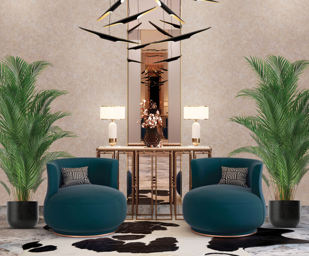 Luxury gray-brown wallpaper, stucco M13026, Murella Italia, Zambaiti Parati