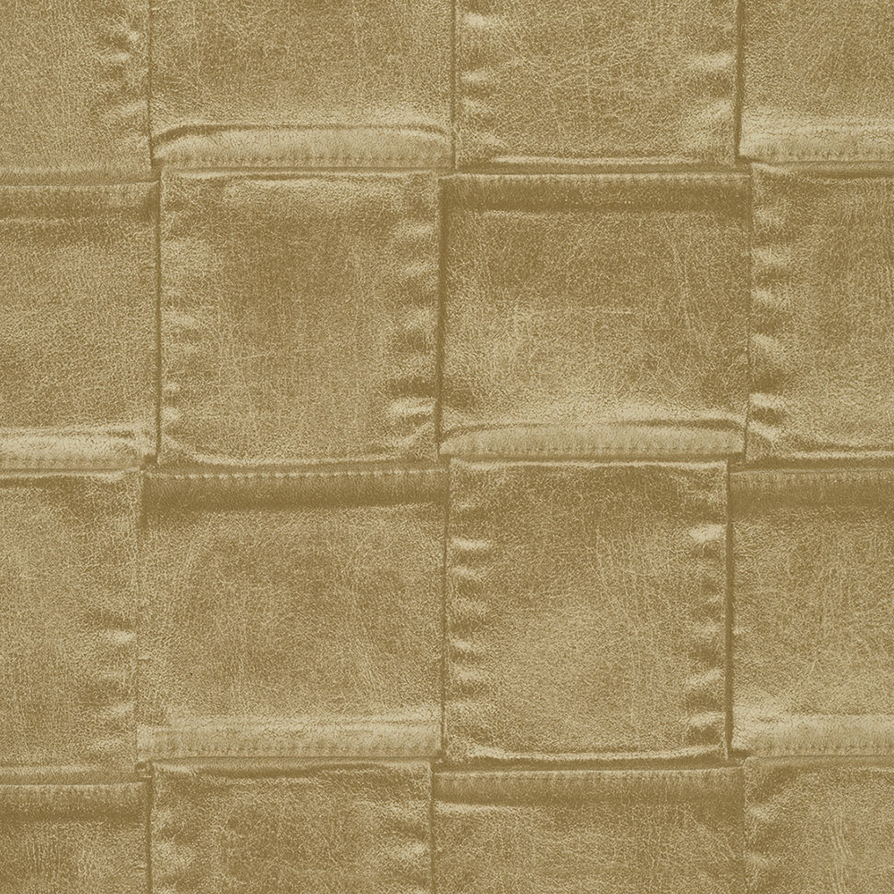 Luxury wallpaper imitation light brown leather 64807, Materea, Limonta