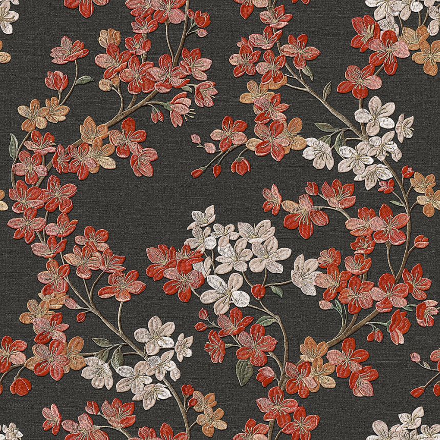 Brown, stucco plaster effect wallpaper 28817, Kaleido, Limonta