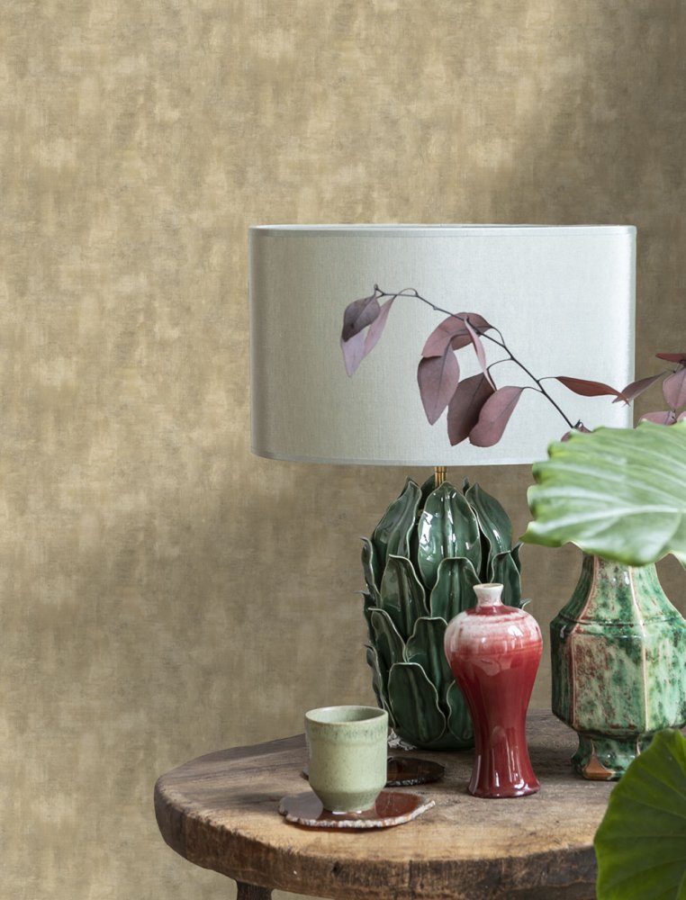 Non-woven wallpaper, brown-beige, fabric imitation, TA25004, Tahiti, Shades of Colour, Decoprint